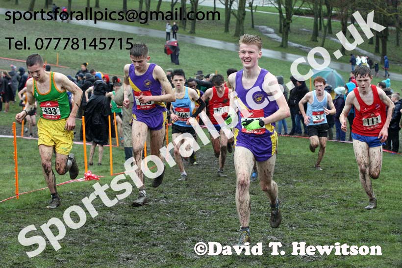 Intermediate boys 2019 New Balance English Schools Cross Country Champs, Temple Newsam, Leeds. Photo:  David T. Hewitson/Sports for All Pics
